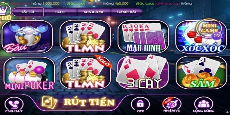 Game bài đổi thưởng xanh chín